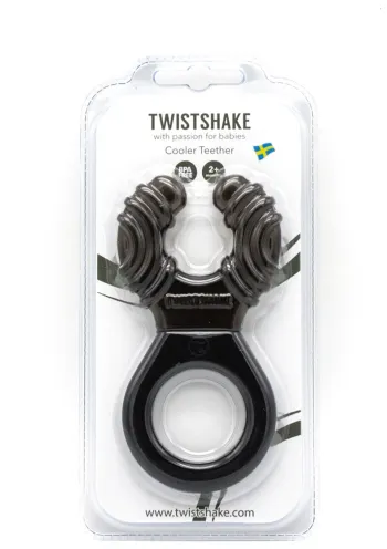 Anneau de dentition rafraîchisseur Twistshake – Noir Neuf