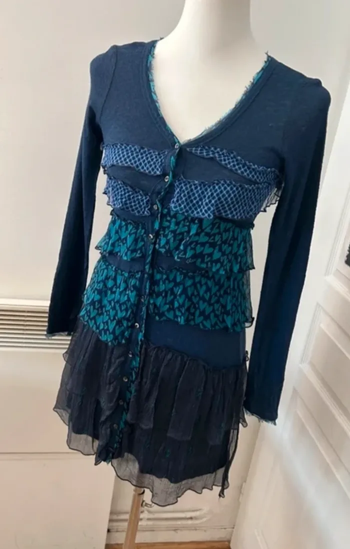 One step, robe bleue, femme, taille 36