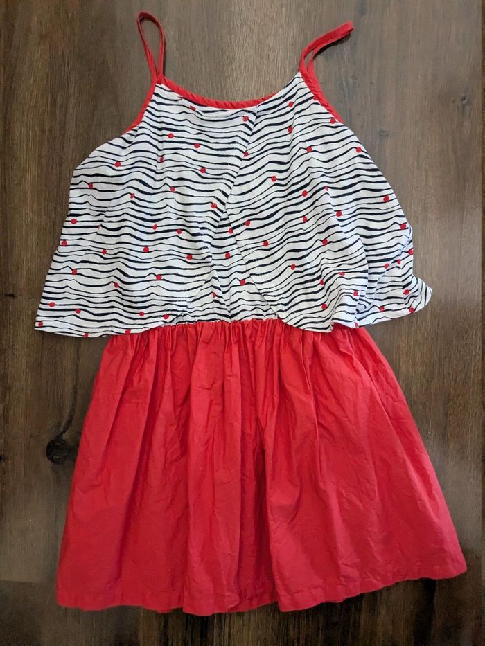 Robe été rouge fille 10 ans okaidi - photo numéro 2