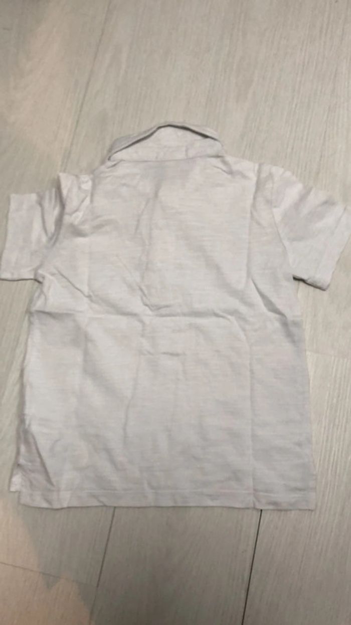 Polo blanc dpam 3 ans - photo numéro 3