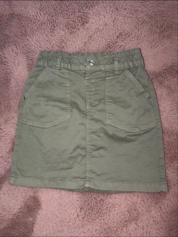 Jupe kaki jeans 