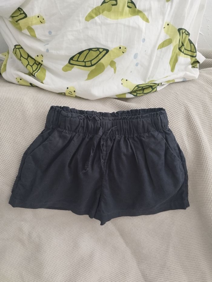 Short en lin fille