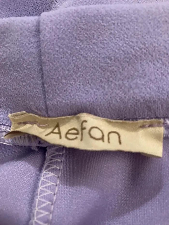 Pantalon parme pattes d’éléphant - photo numéro 4