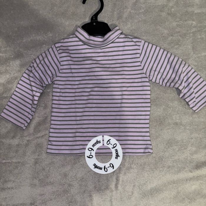 Lot de pulls bébé fille manches longues 6 mois - photo numéro 2