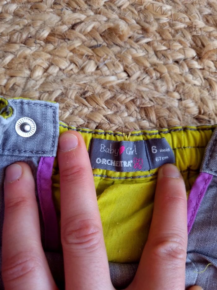 Short fille 6 mois - photo numéro 4