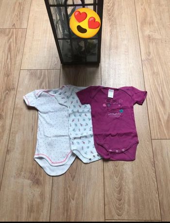Bodies 6mois Petit Bateau et Absorba