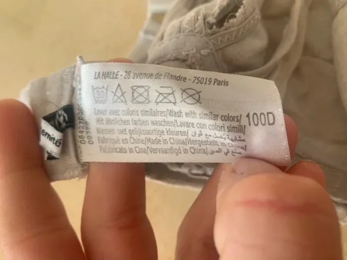 🤰 Soutien-gorge maternité/allaitement – Crème avec dentelle – Taille 100D – Marque La Halle - photo numéro 4