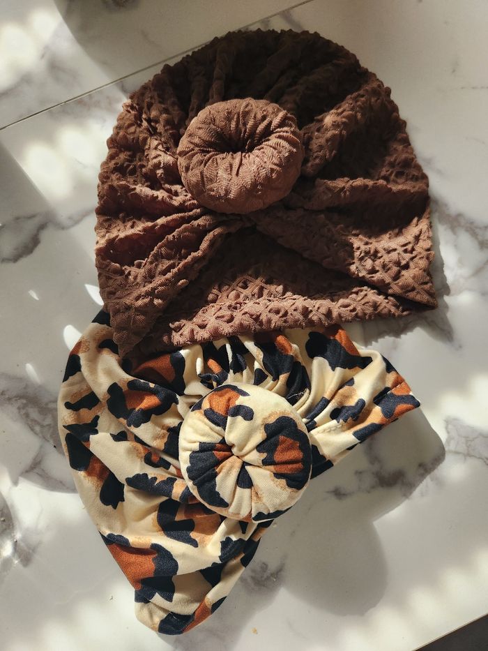 Turban fille extensible