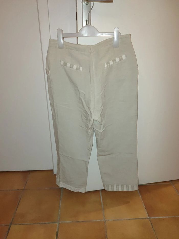 Pantacourt beige - photo numéro 2