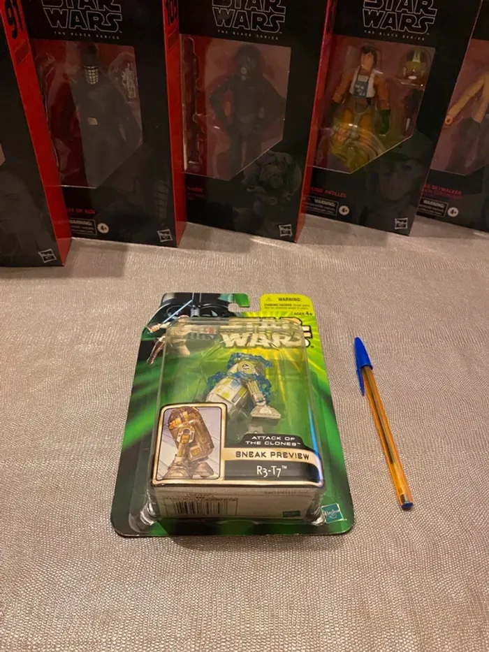 Figurine Star Wars POTJ - R3-T7 droid (sneak preview) - Hasbro 2002