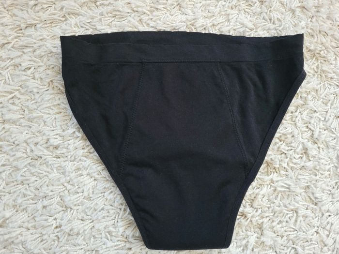 Lot de 3 culottes menstruelles noires neuves T.S/M - photo numéro 4