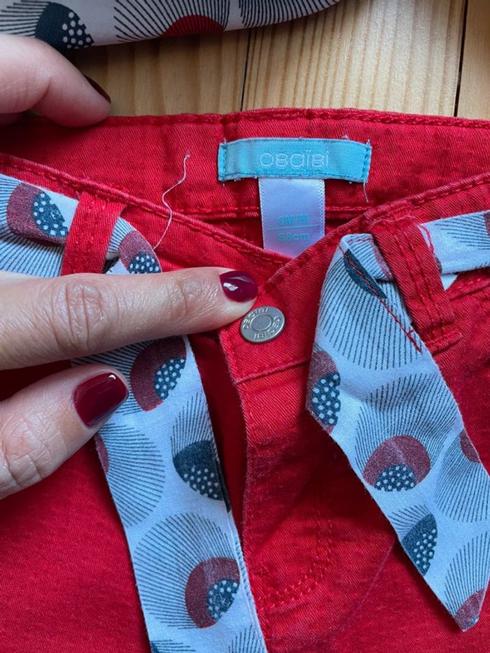 Ensemble Obaibi 6M rouge - photo numéro 4