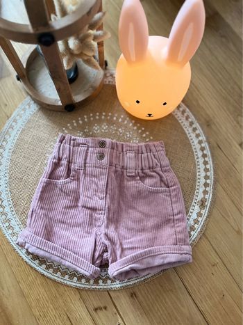 Short en velours