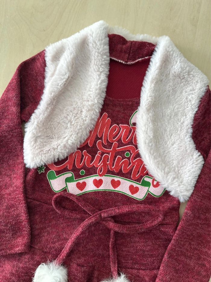 Robe hiver Noël pour fille 2 ans - photo numéro 3