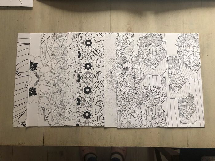 Lot de 10 coloriages neufs