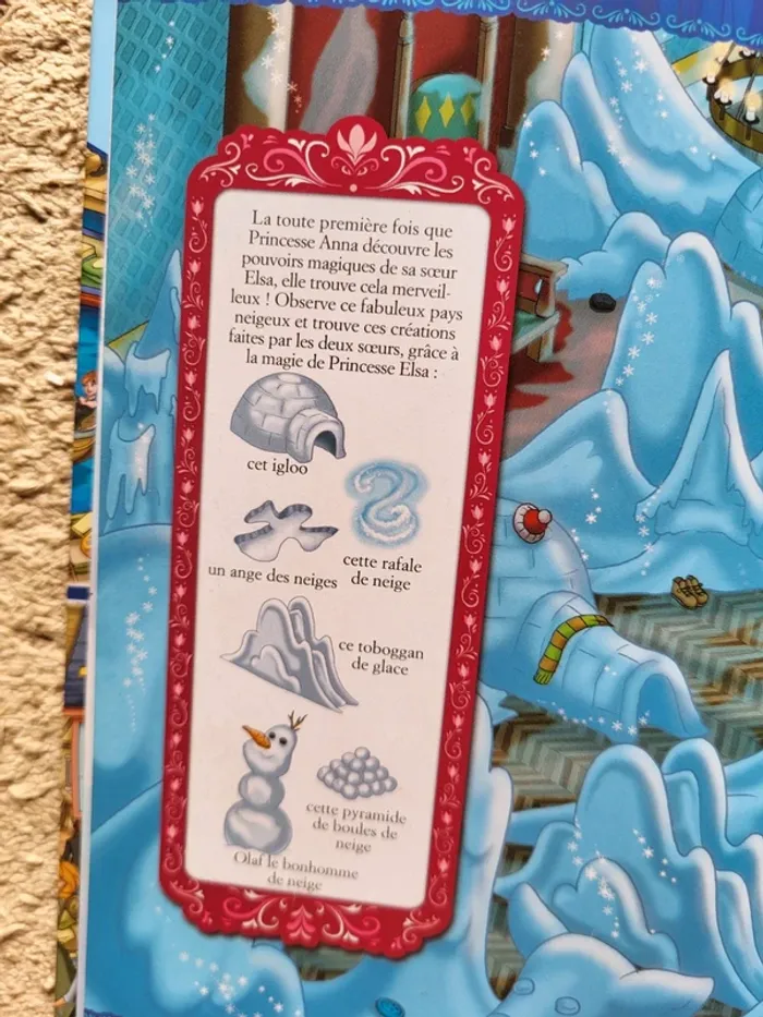 Livre jeu Cherche et trouve La Reine des Neiges Disney - photo numéro 5