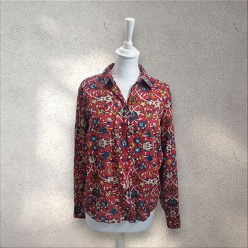 Chemise à fleurs Monoprix femme BIO taille 38