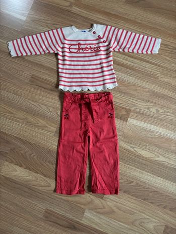 Ensemble bébé fille 24mois