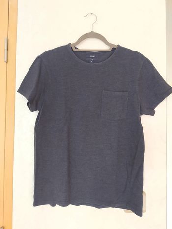 T shirt Marine avec poche