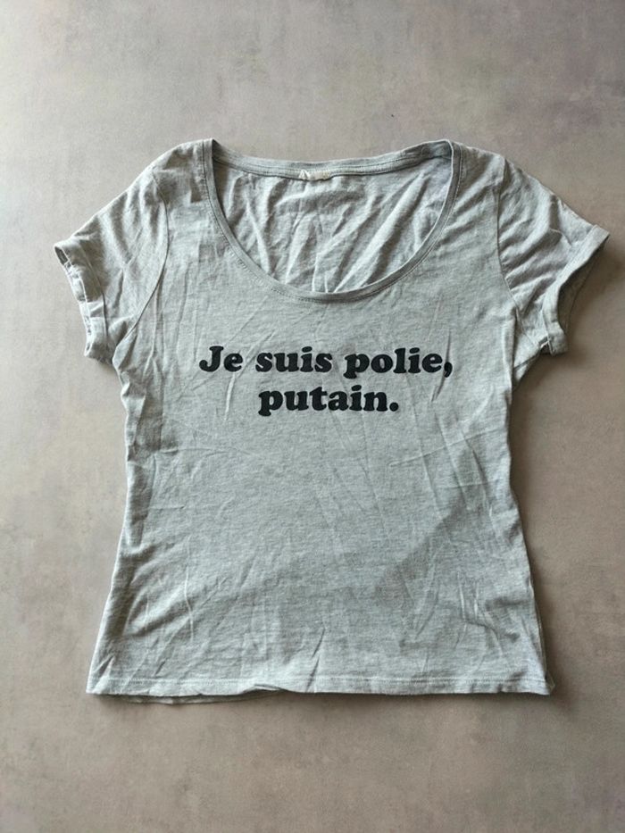 T-shirt gris Undiz – Taille M