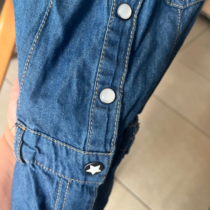 Combi short jean et dentelle 18 mois - photo numéro 4