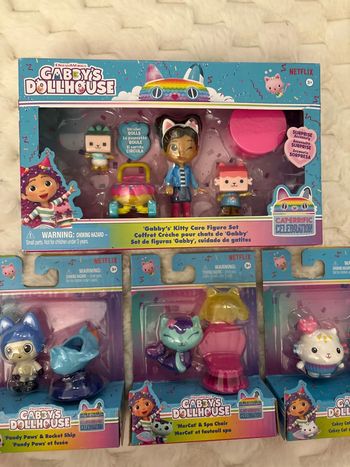 Lot de figurines gabby dollhouse