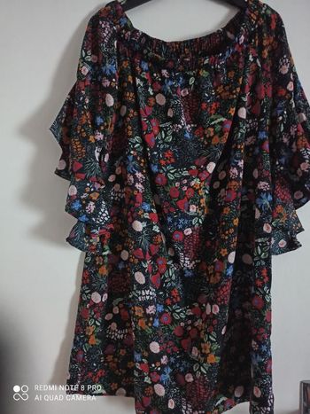 Robe bohème a fleurs