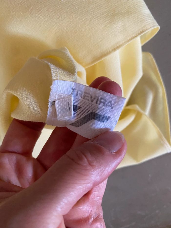 Top Caraco débardeur à bretelles jaune Erfo taille 38 - photo numéro 15