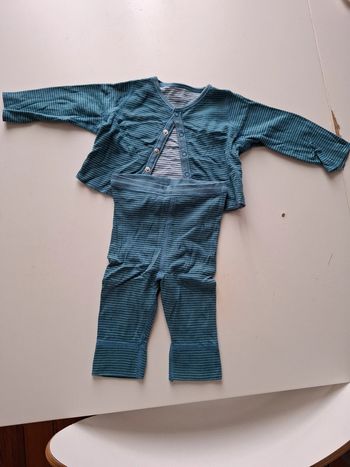 Pyjama 2 pièces Petit Bateau taille naissance