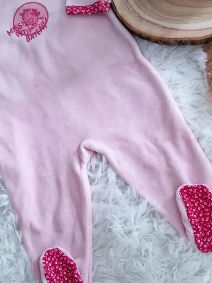 Pyjama et bandeau cheveux petit bateau fille 9 mois 🎀 - photo numéro 5