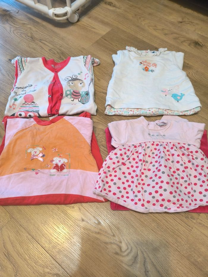 Lot de 4 grenouillères