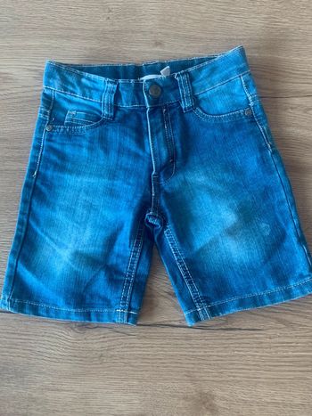 Short en jean garçon