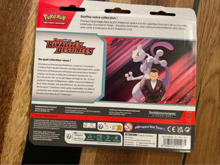Tripack Pokémon Rivalités Destinées EV10 Kangourex FR Neuf - photo numéro 2