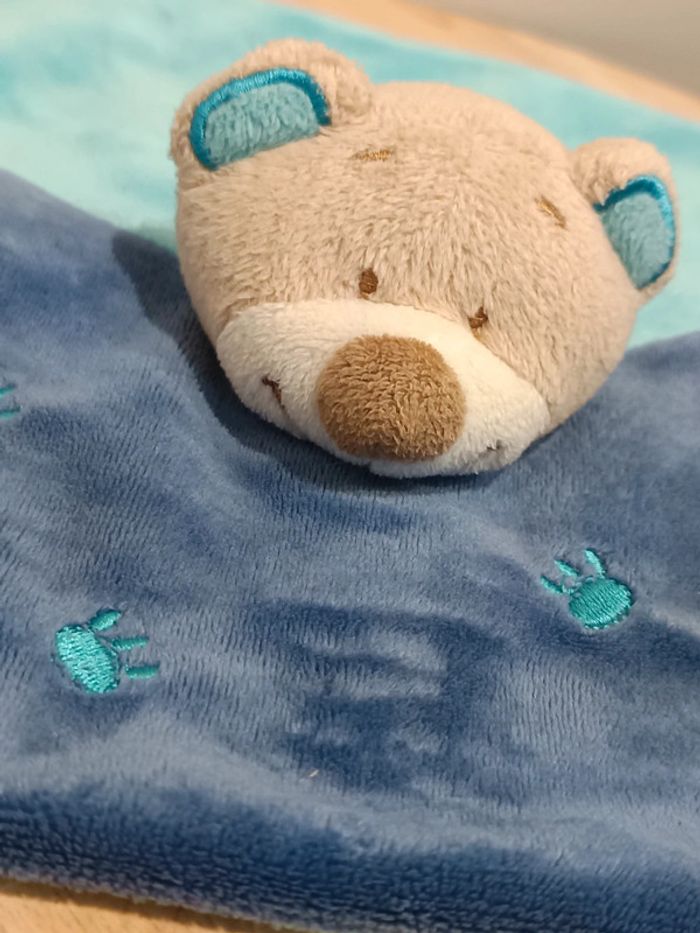 Doudou ours bleu doukidou - photo numéro 2