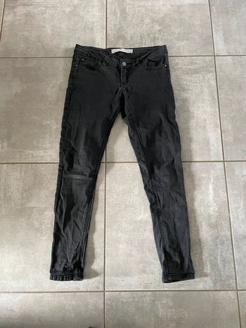 Jean noir femme 38 skinny