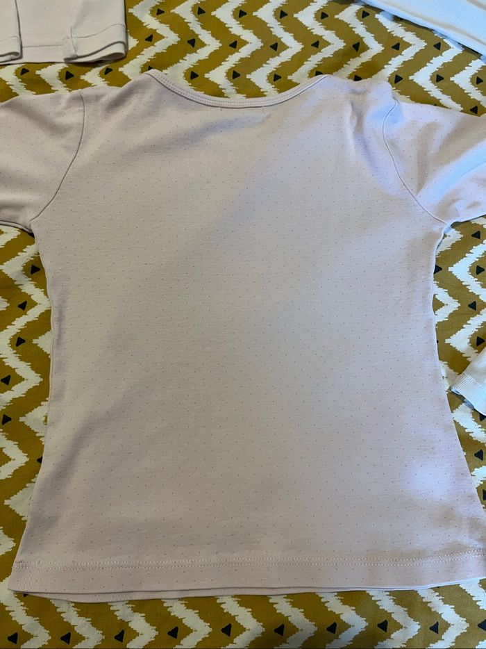 Lot de maillots corps 5-6ans fille petit bateau/dpam - photo numéro 5