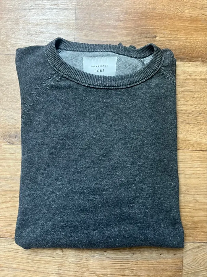 Pull Gris Homme - Jack & Jones - taille L - photo numéro 10