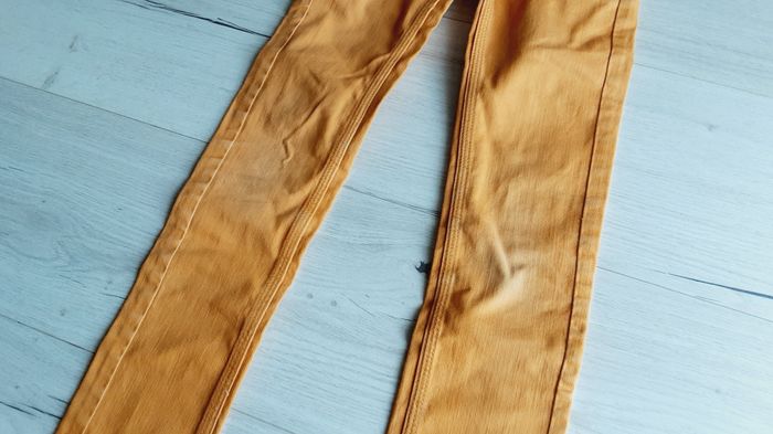 Vêtement garçon pantalon jean moutarde Vert Baudet 8 ans - photo numéro 3