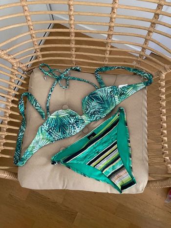 Maillot de bain vert H&M