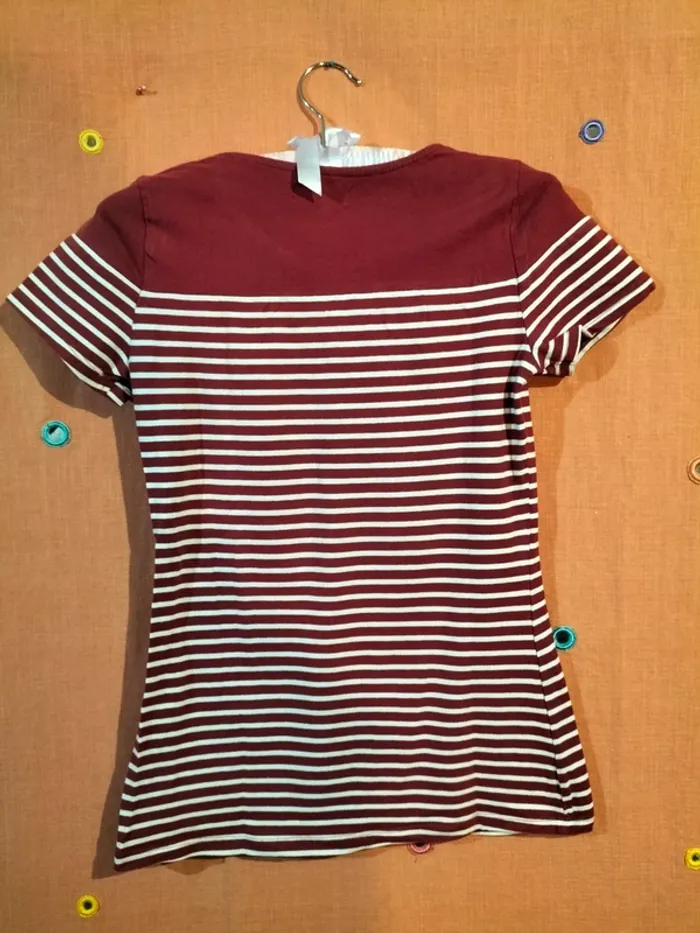 T-shirt rayé taille S - photo numéro 2