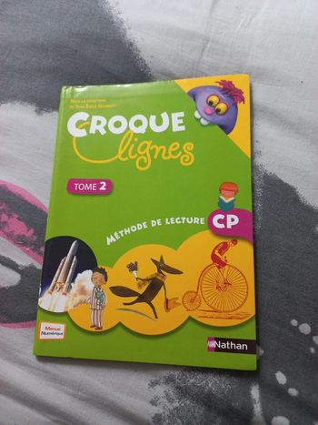 Manuel de lecture cp Croque lignes tome 2