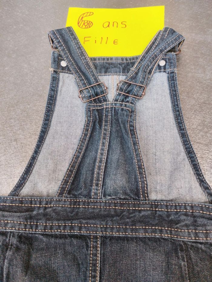 Robe salopette jean 6 ans fille Kiabi - photo numéro 7