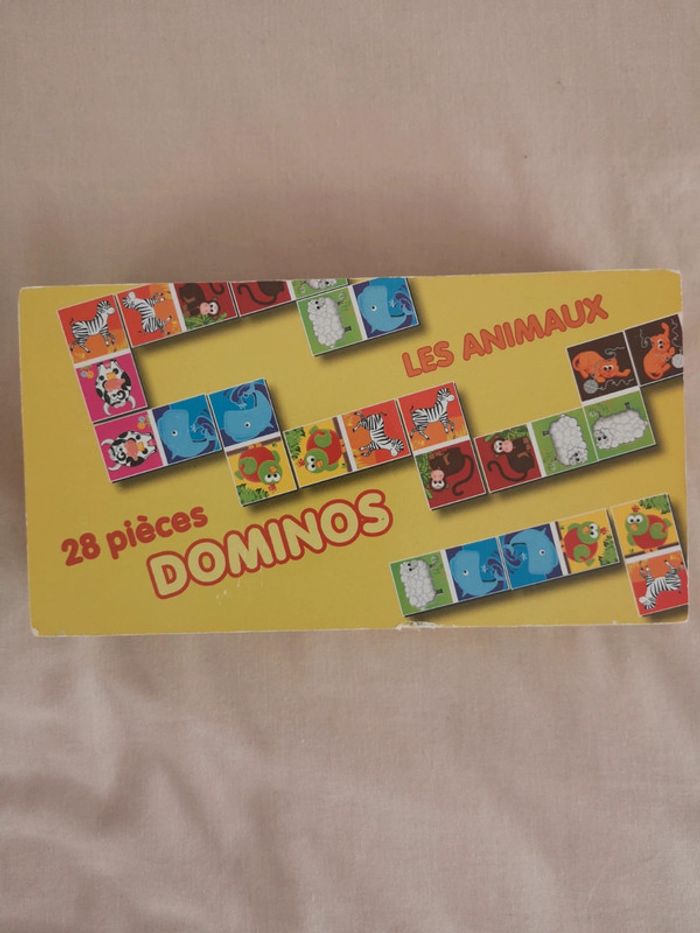 Jeu de domino en bois des animaux - photo numéro 2