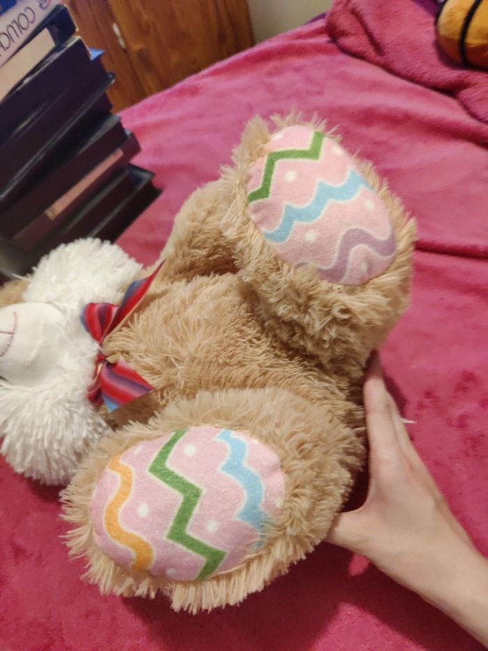 Peluche lapin de pâque - photo numéro 6