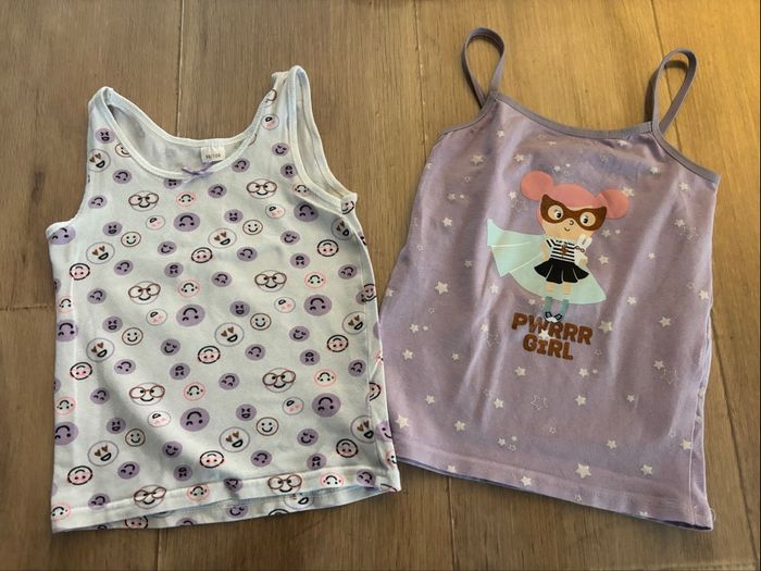 Lot maillot de corps taille 3/4 ans