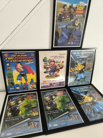 Cadre + affiche magazine Nintendo officiel