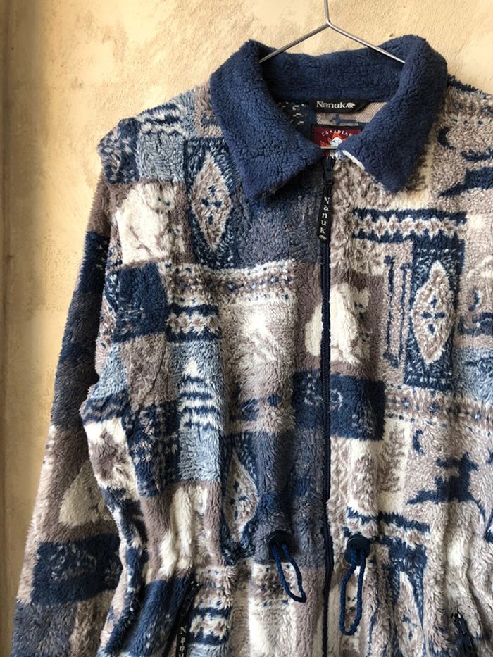 Veste 2en1 polaire à motifs ours Nanuk M - photo numéro 5