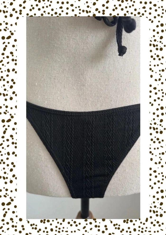 Bikini noir et doré Shein – Taille L – Neuf avec étiquette - photo numéro 7