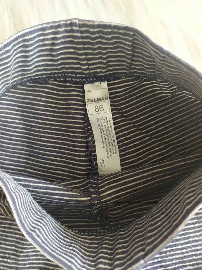 Short court en coton à rayures 86 cm Zeeman 18 mois - photo numéro 2