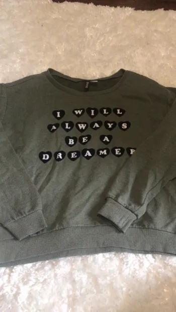 Sweat-shirt H&M kaki